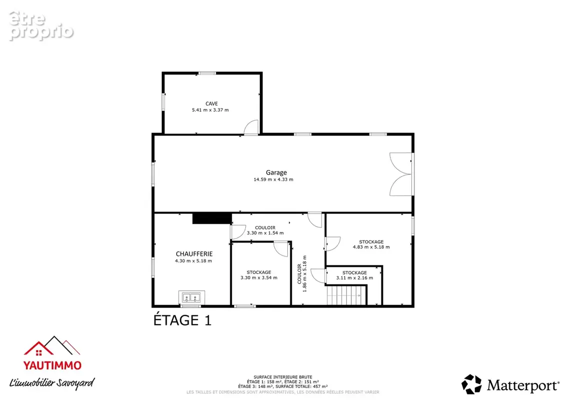 CRANVES-SALES   Maison 243 m2   Terrain 860 m2   5 chambres   Possibilité 2 appartements   Grand garage - photo 24