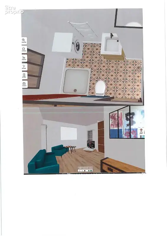 Studio - 38 m2 - 1 Place de parking privative - - photo 4
