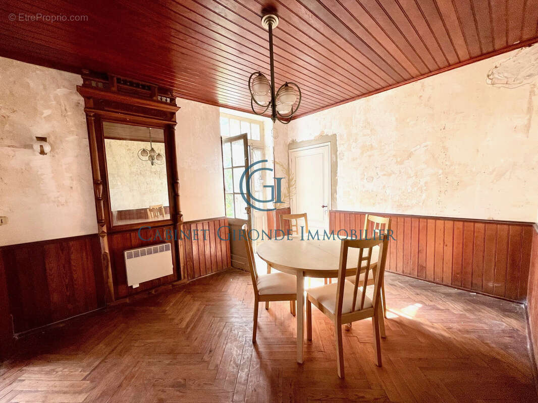 Loupiac de la reole maison pierre 3 chambres bureau dependances terrain 2000 m2 - photo 4