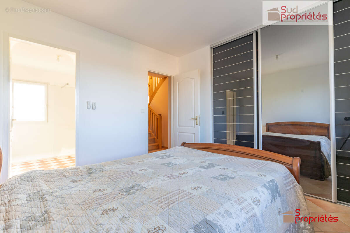 chambre parents - Maison à VENERQUE