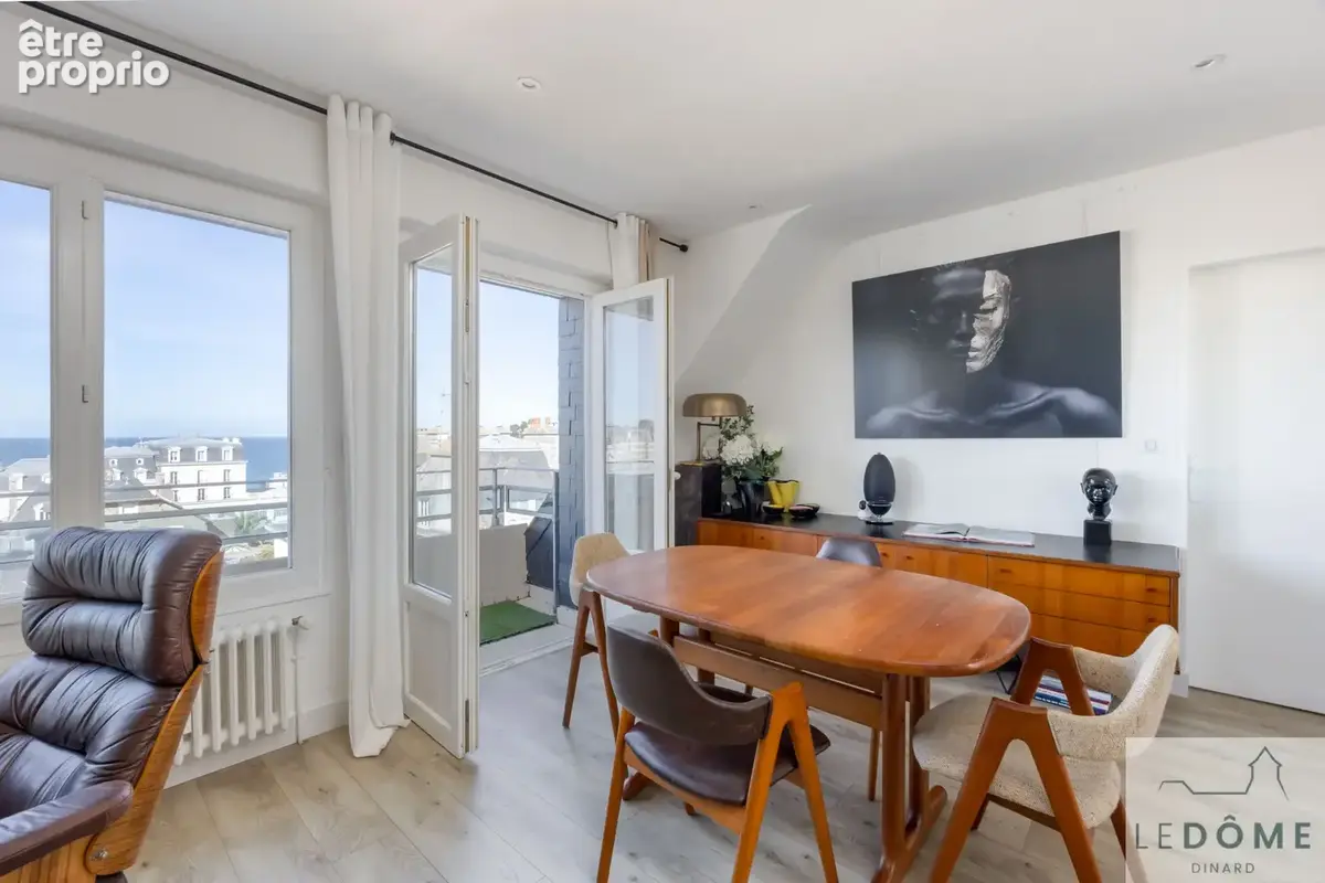appartement vue mer Dinard Hyper centre - Appartement duplex balcon ascenseur garage - photo 5