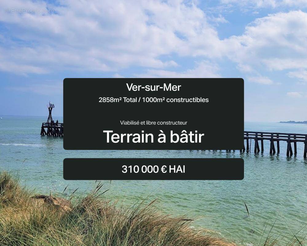 Terrain à VER-SUR-MER