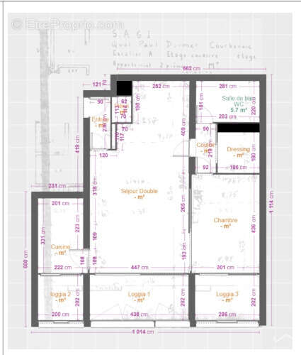 Appartement à COURBEVOIE