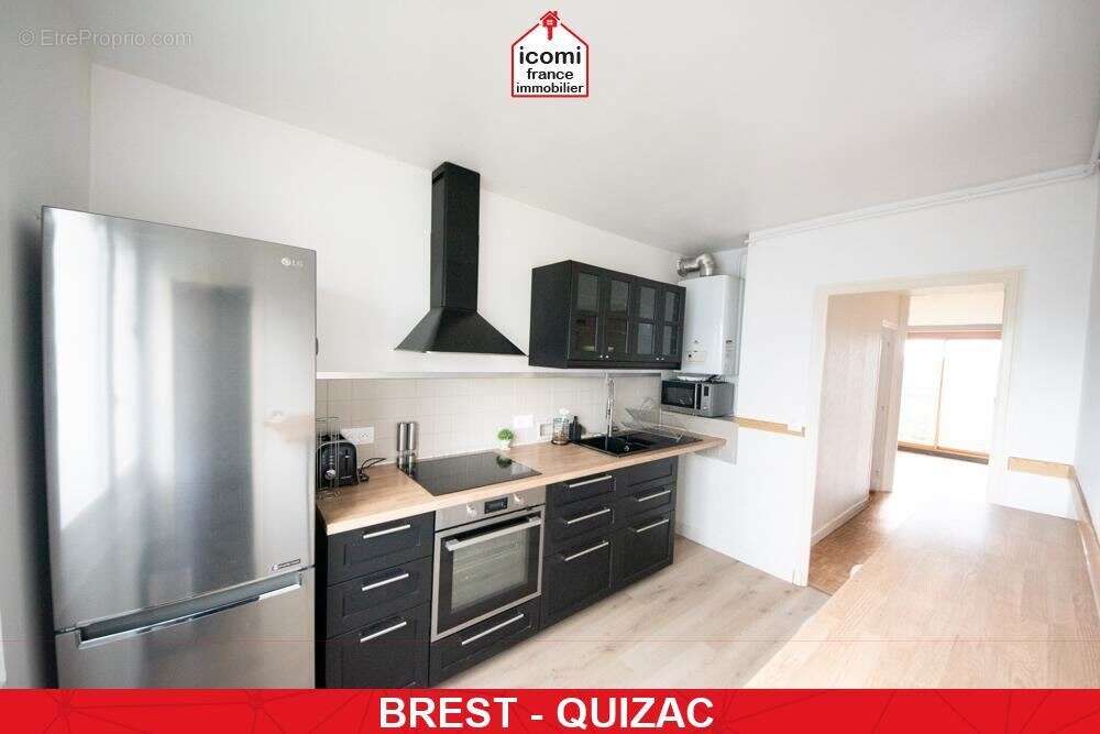 Finistere - brest (29200) - a vendre - appartement 84m2 - 3 chambres - balcon - dressing - cuisine recente - chaudiere recente - - photo 2