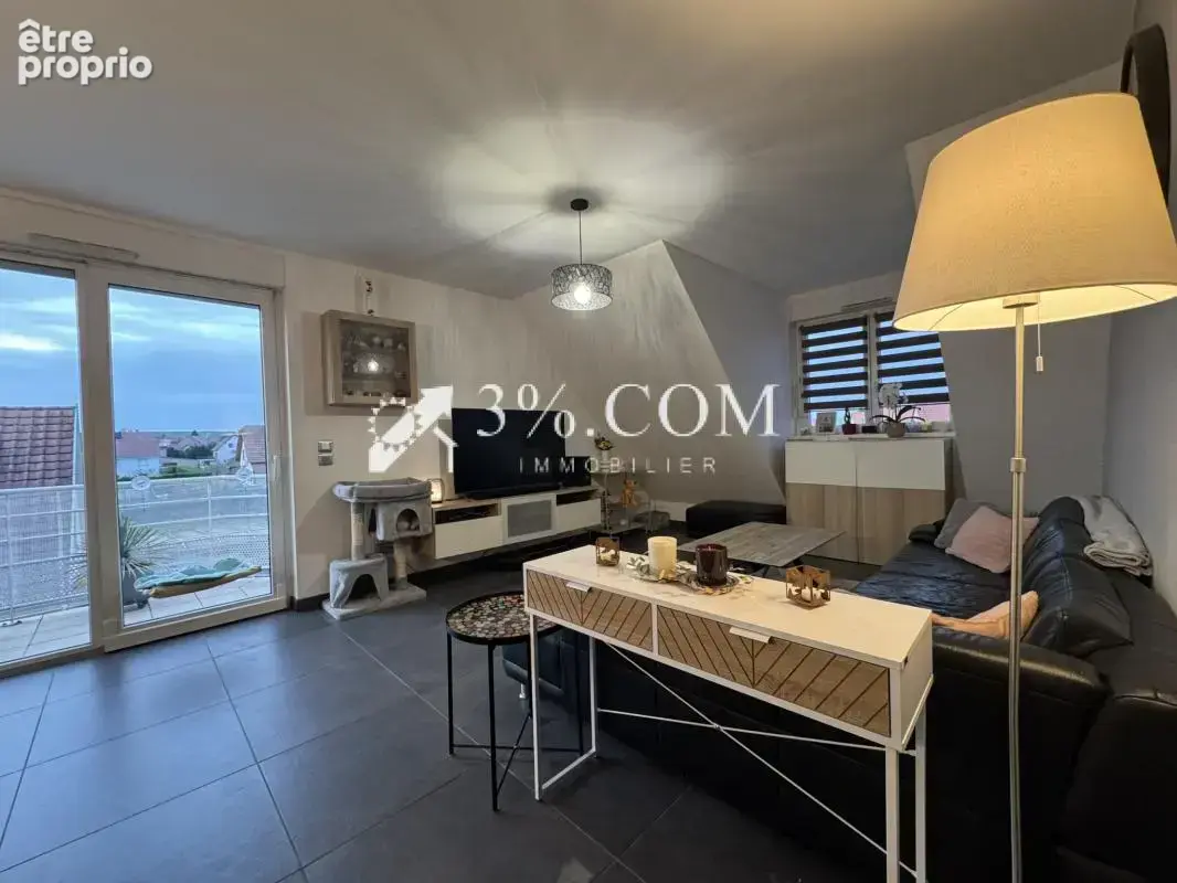 3%COM Très beau F3 avec terrasse- parking- cave - photo 8
