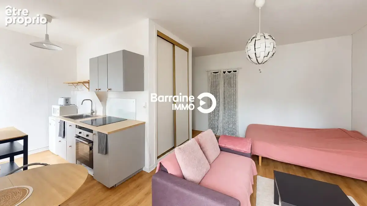 Exclusivité a vendre -  brest saint michel appartement t1bis de 26.49m² - photo 4