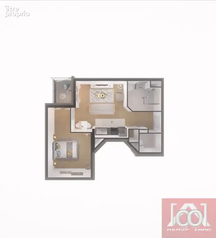 Appartement neuf f2 avec balcon tres proche des transports - photo 2
