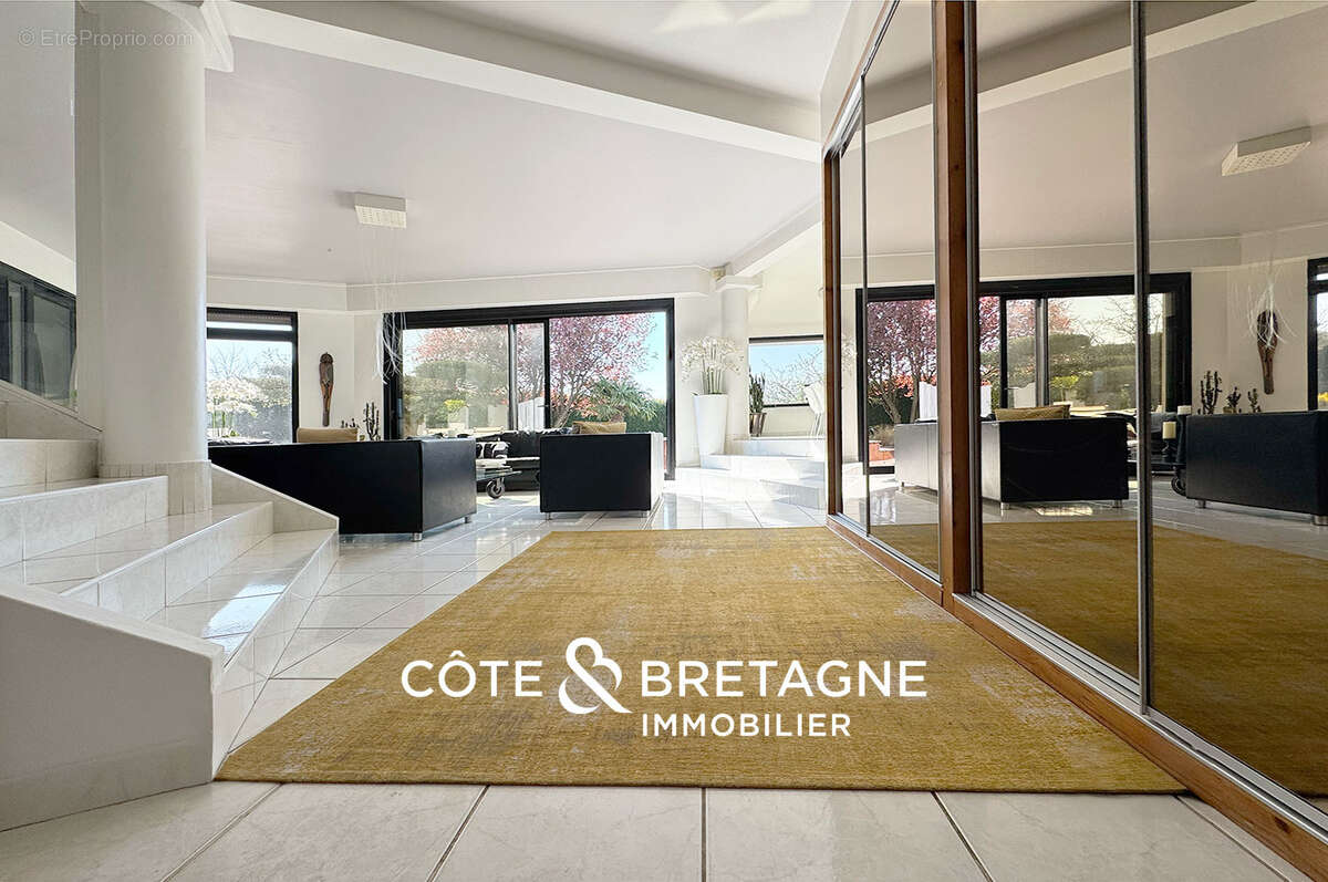 Maison d'architecte avec jardin paysager a tregueux pres de saint-brieuc  réf : 202588 - photo 6