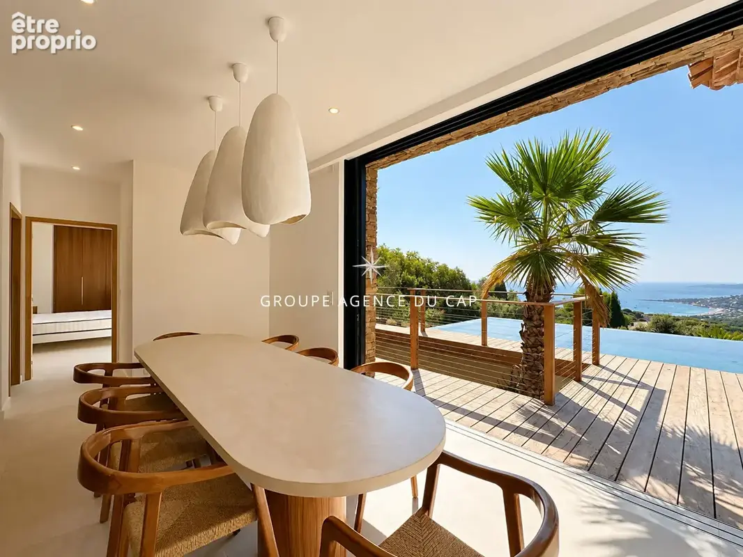Villa contemporaine neuve, 5 chambres suites, garage 75m², parking, vue mer panoramique st tropez, sainte-maxime - photo 6