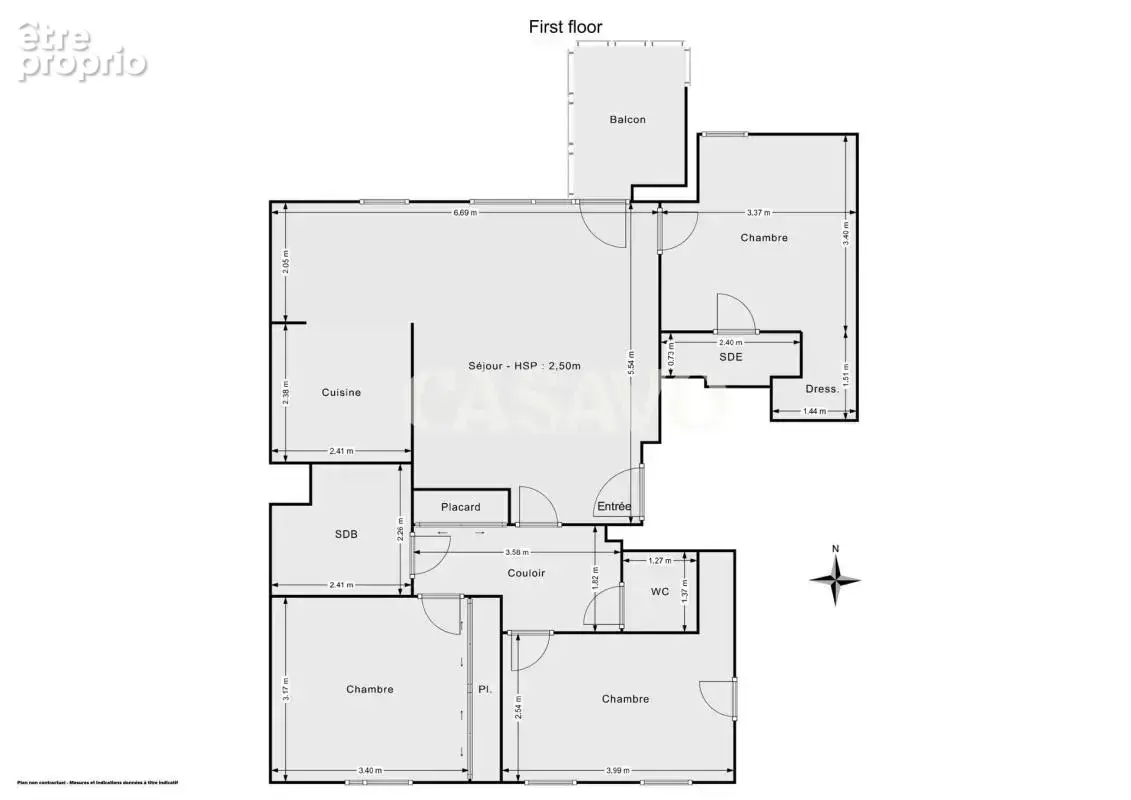 Vente Appartement 4 pièces de 88m² - 92700 Colombes - photo 2