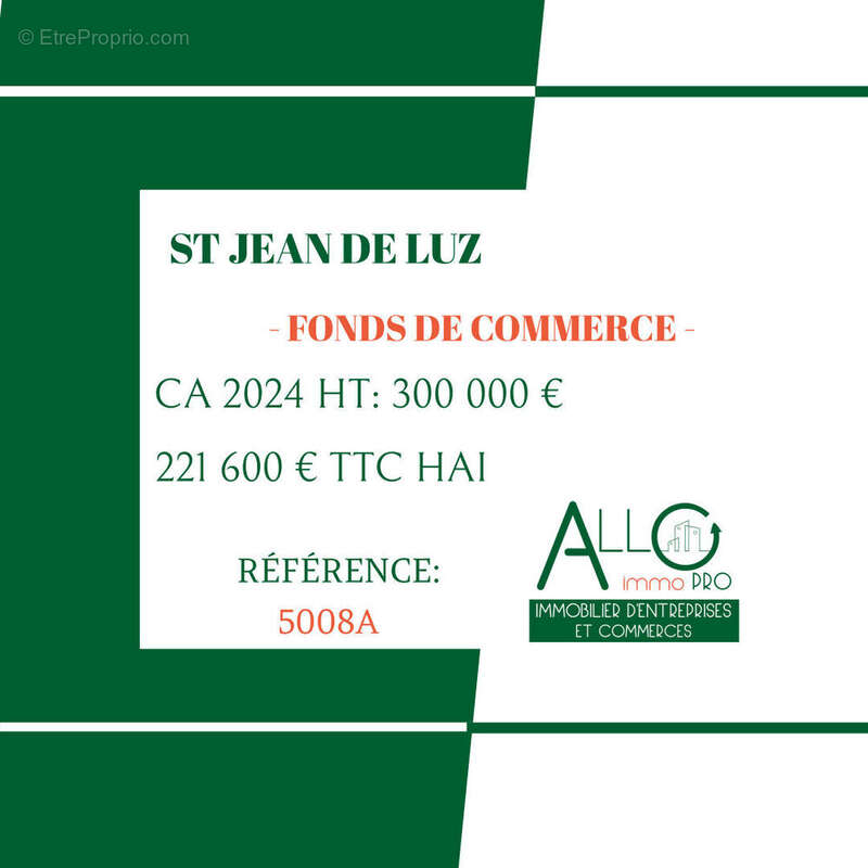 Commerce à SAINT-JEAN-DE-LUZ