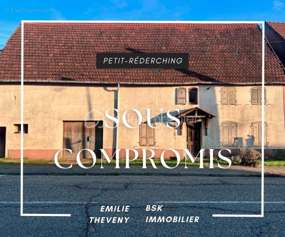 Maison à PETIT-REDERCHING