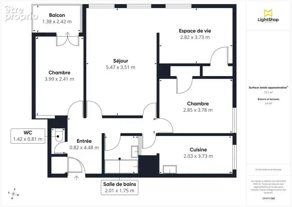 Appartement 4 pièces avec balcon et cave – Brétigny Sur Orge - photo 6