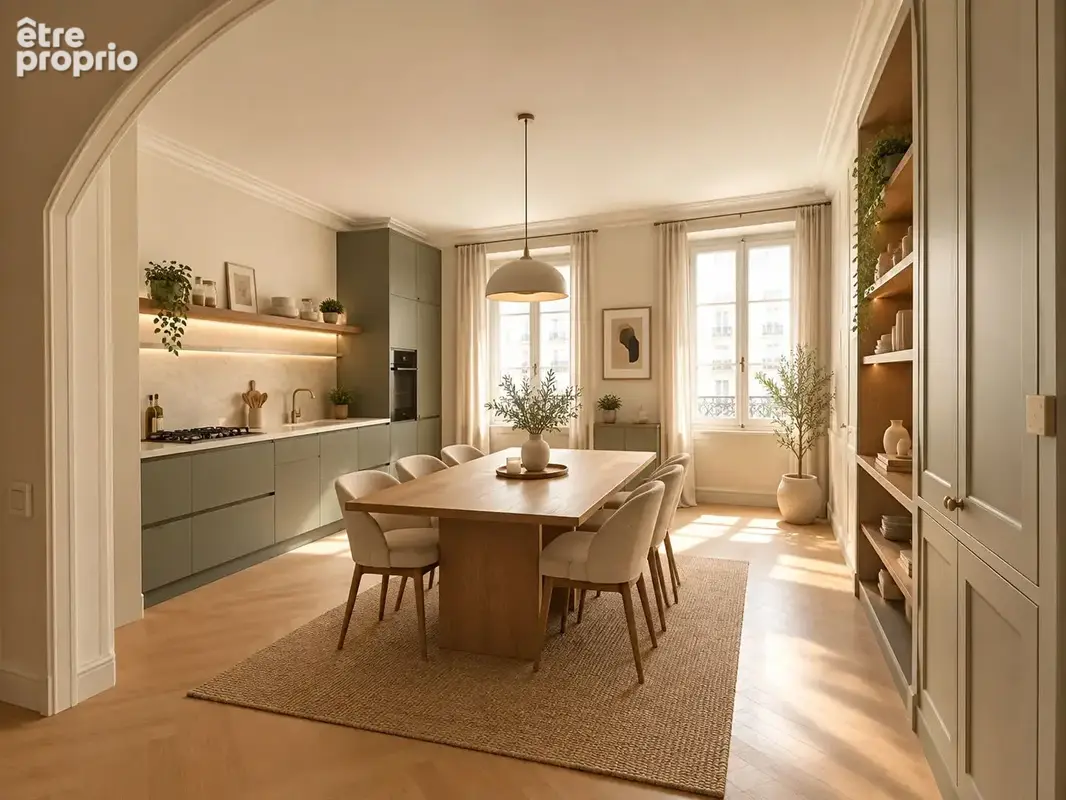 Appartement 65m2 + combles 31m2 à Salins les Bains (Jura) - photo 5