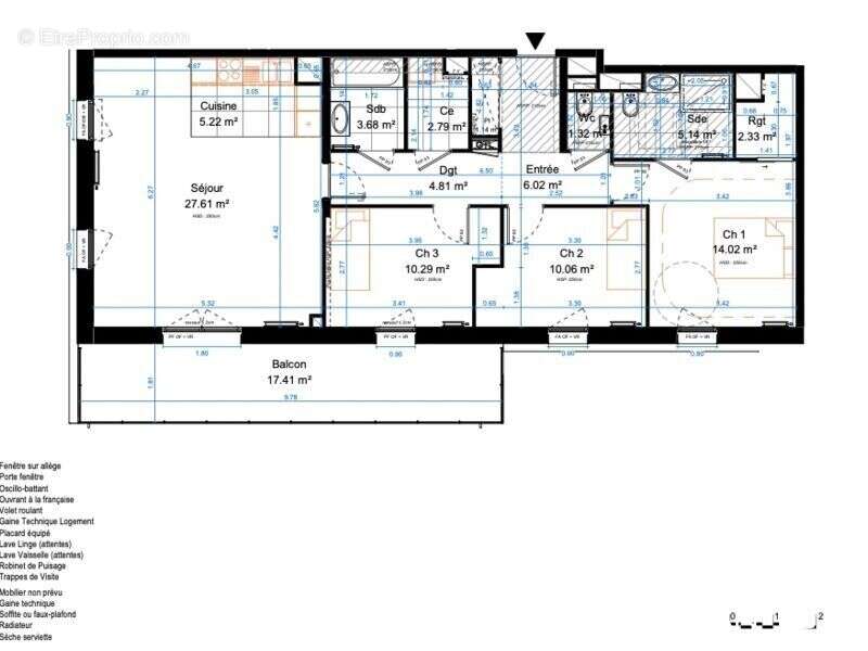 Appartement à MARCQ-EN-BAROEUL