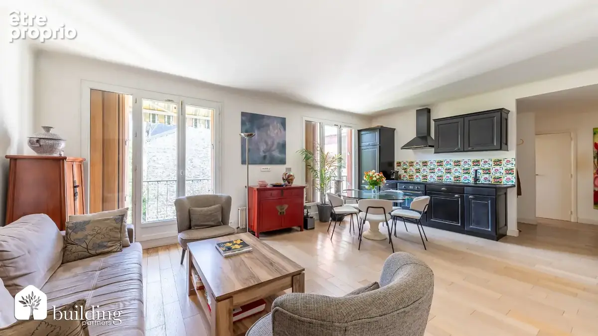 Hôpital Américain Neuilly-sur-Seine - Appartement 4 pièces 83,62 m² avec balcon de 3,5 m² - photo 4