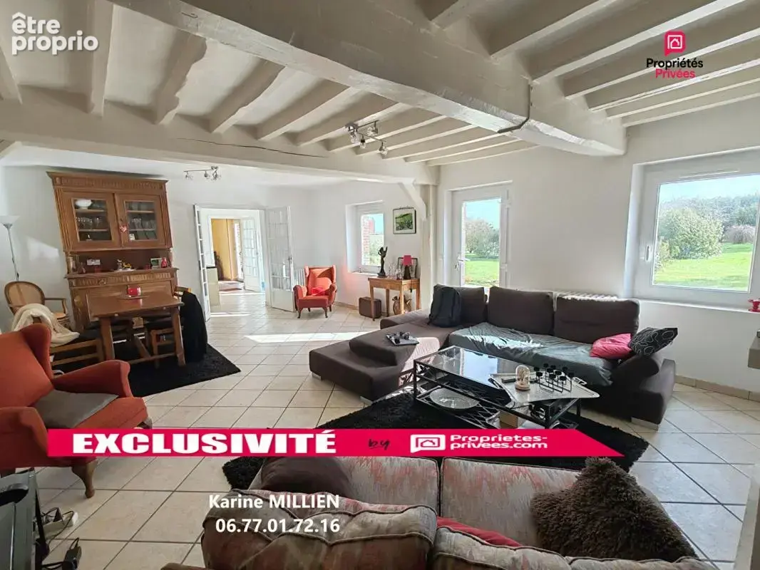 DAMPIERRE SUR AVRE 28350 Maison individuelle de style longère rénovée - Plain-pied - 4 chambres - Dépendances - Terrain - 260 00 - photo 6