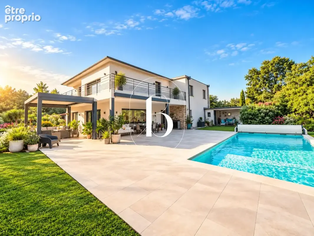 Élégante villa contemporaine aux portes d'Uzès, dans un environnement privilégié - photo 1