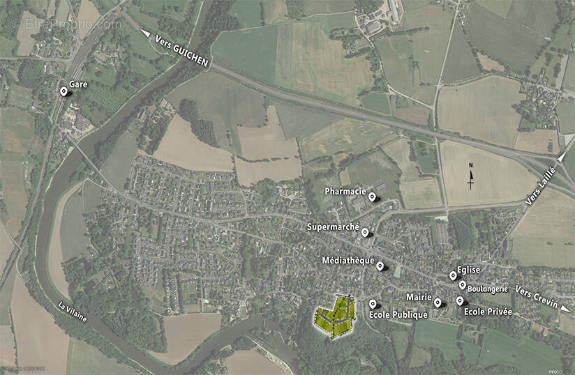 Terrain à BOURG-DES-COMPTES