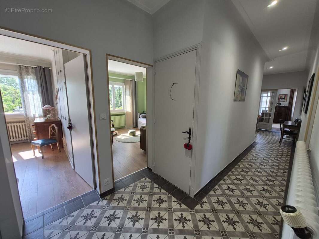 m couloir chambres