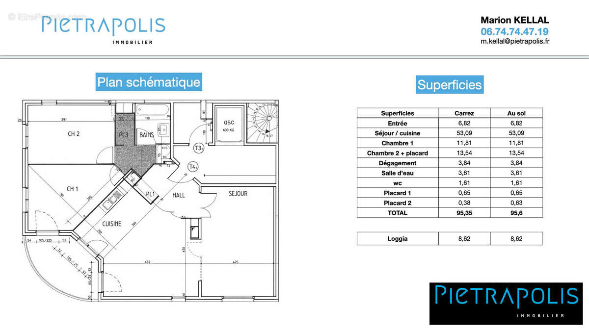 Appartement à LYON-3E