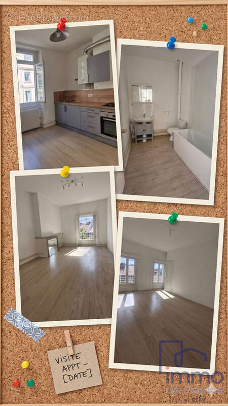 APPARTEMENT VIDE DE TYPE T2 - Appartement à SAINT-ETIENNE