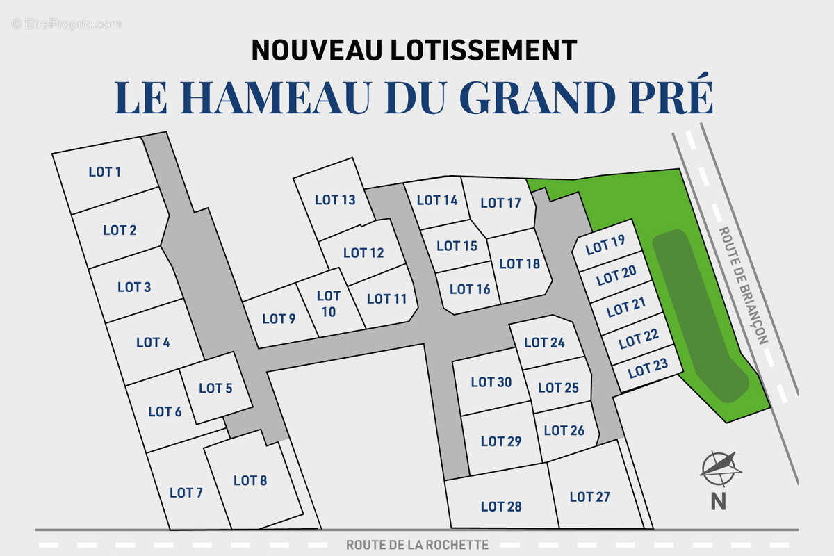 Terrain à LA ROCHETTE