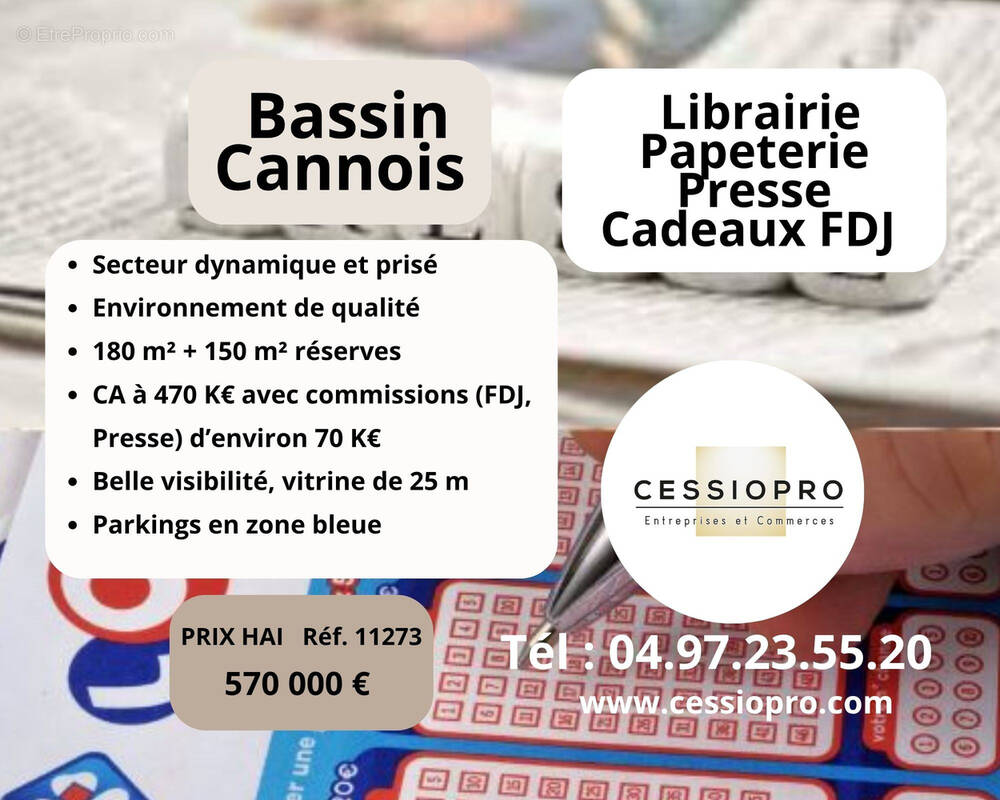 Commerce à CANNES