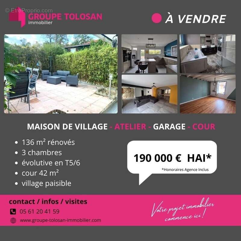 Maison à SAINT-PAUL-CAP-DE-JOUX