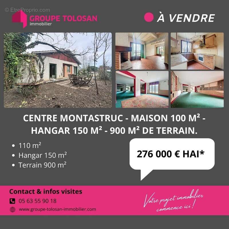 Maison à MONTASTRUC-LA-CONSEILLERE