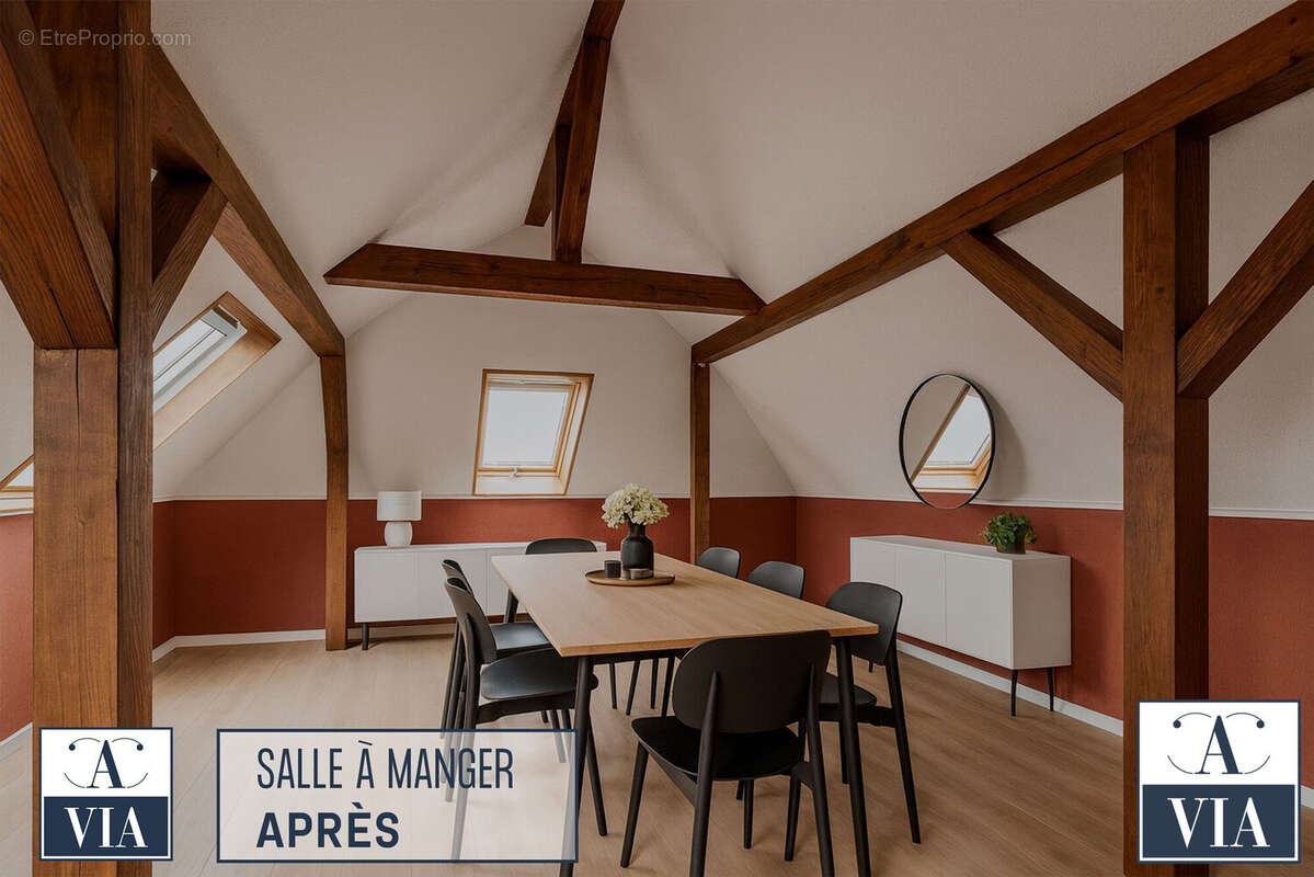 Salle à manger - après - Appartement à ERSTEIN