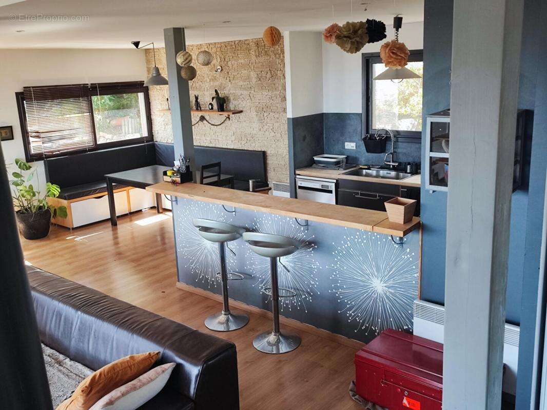 Ollioules - maison d'architecte evolutive de 145 m2 - vue mer exceptionnelle, calme, campagne, securise, sans vis a vis, terrass - photo 5