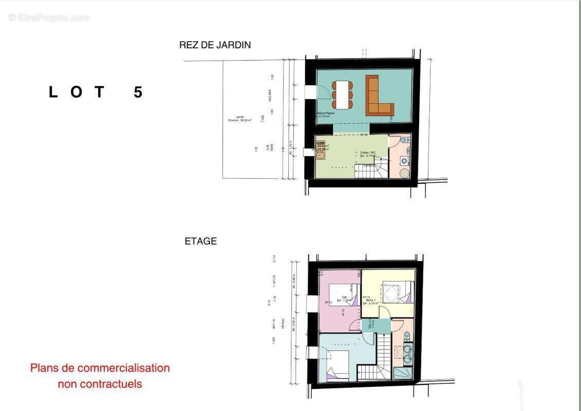 T4 Duplex spacieux de 76 m² avec extérieur privatif — Idéal famille / premier achat à Chamagnieu - photo 4