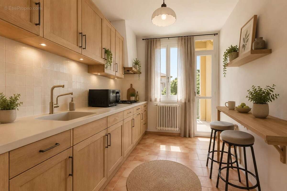 T4 traversant quartier PASTEUR, 75,83 m² / Loggia fermée / Balcon / Parking collectif - photo 8