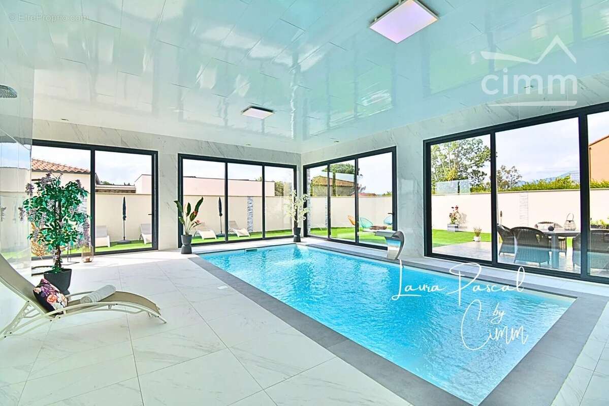 Llupia (66) villa d’exception contemporaine  avec piscine interieur - photo 25