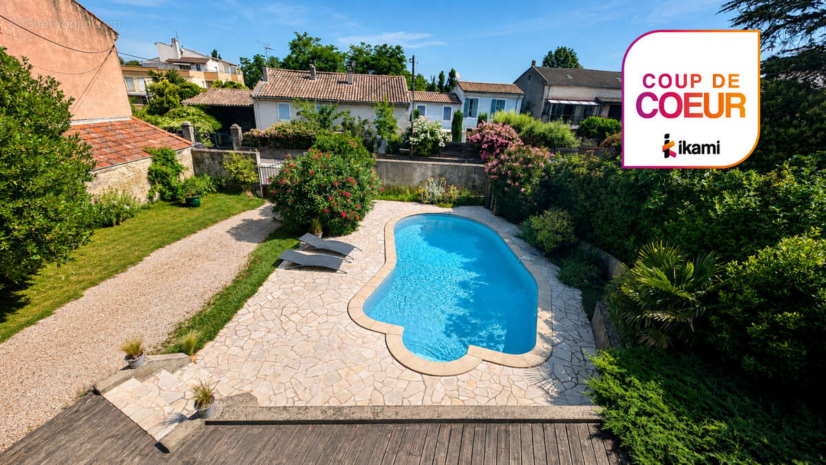 MONTELIMAR - Quartier St James - Maison ancienne (1880) avec jardin de 550 m2 et piscine - photo 4