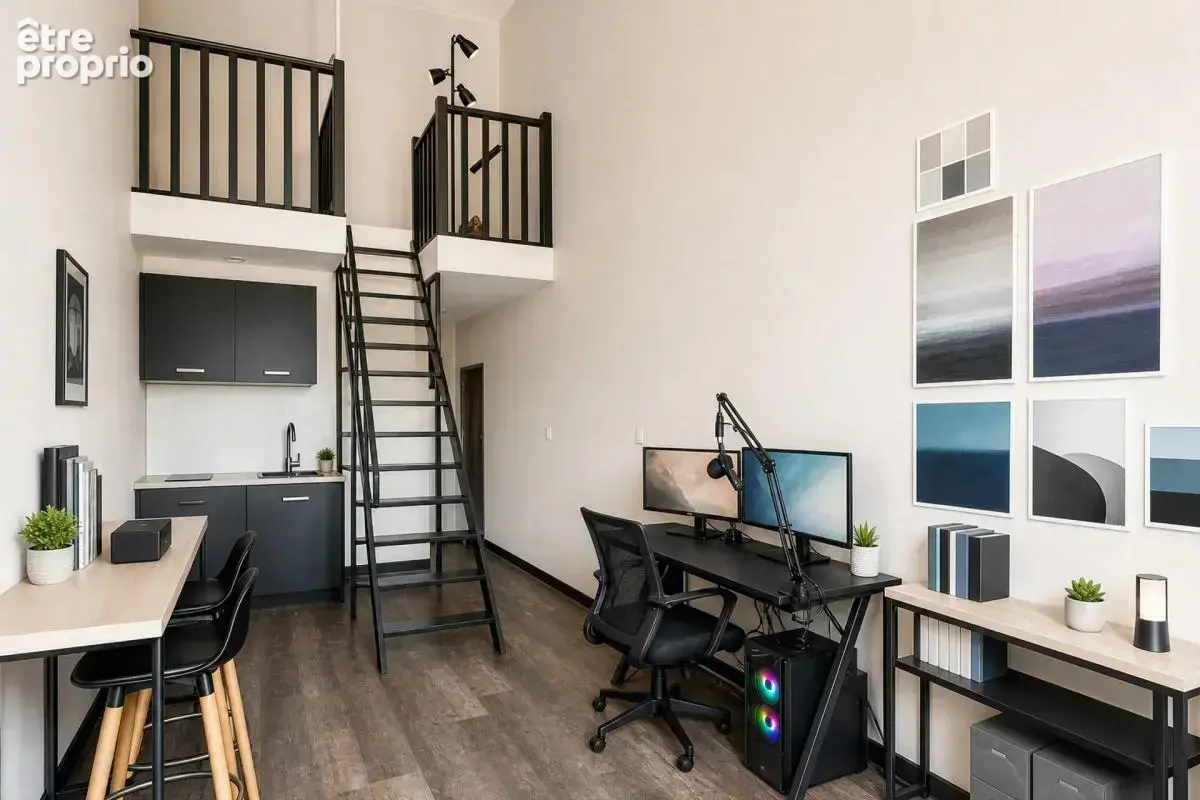 Studio avec mezzanine de 28 m² à Grenoble - photo 3