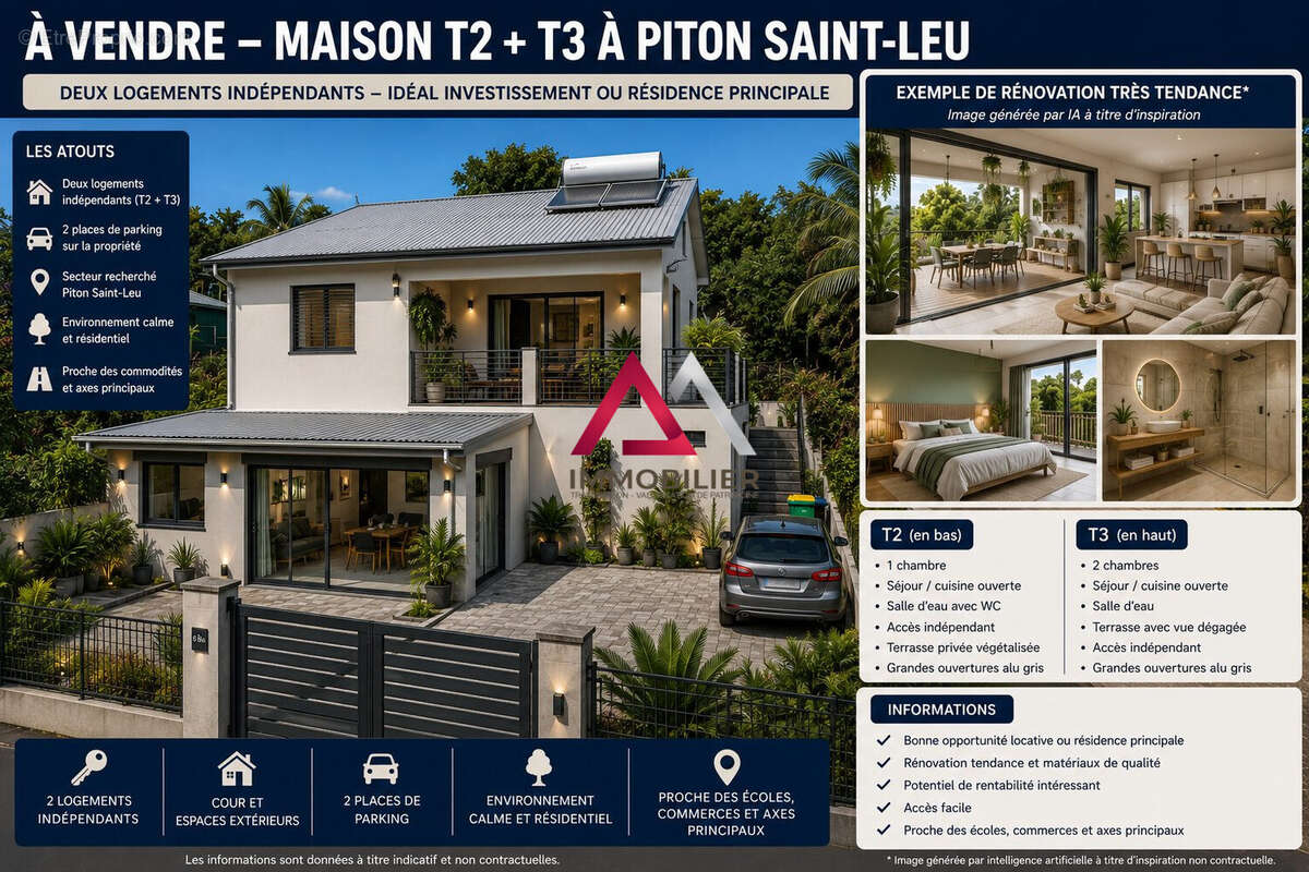 Maison 110 m² à Le Port  - photo 2