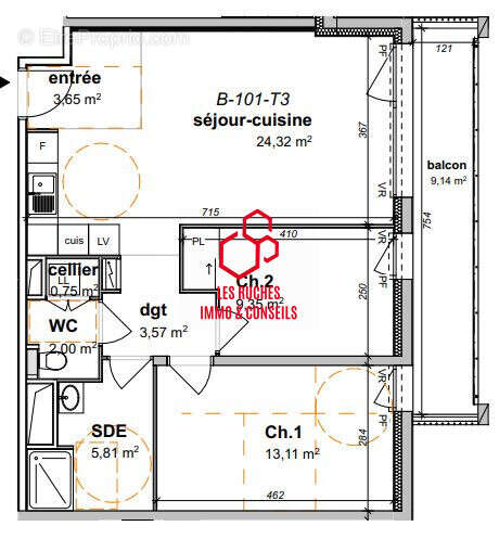 Appartement à ANGERS