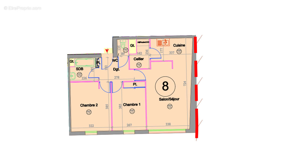 Appartement à BEGLES