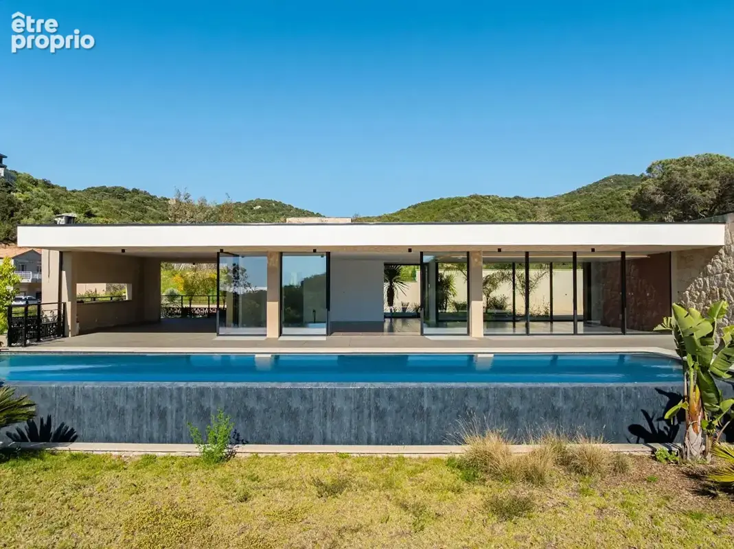 A vendre villa contemporaine 200m2 avec piscine vue mer pietrosella - photo 3