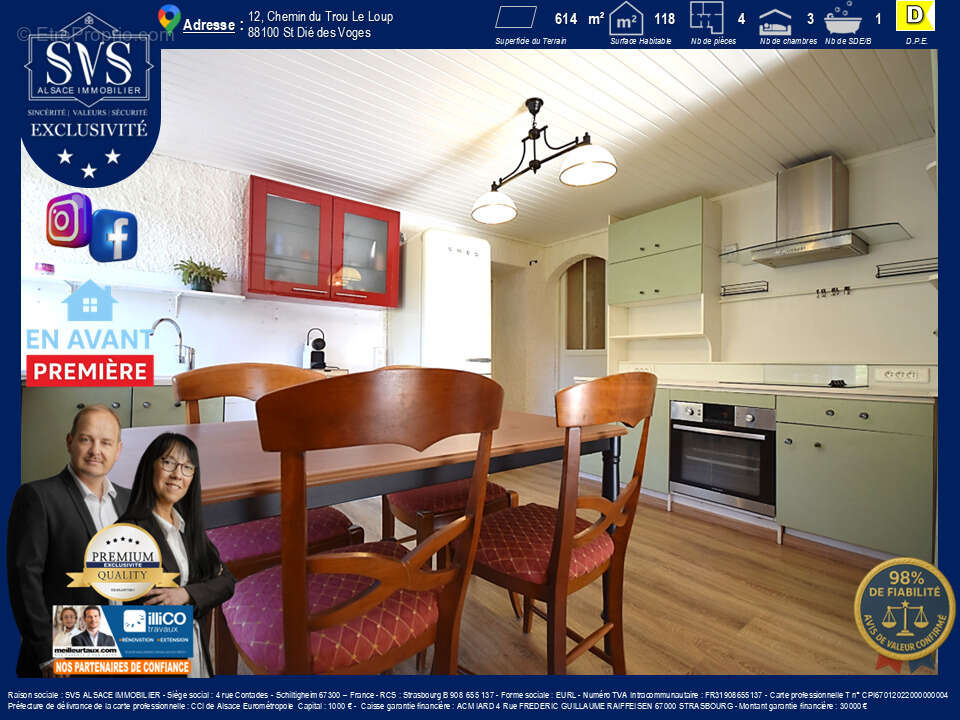 Maison à SAINT-DIE-DES-VOSGES