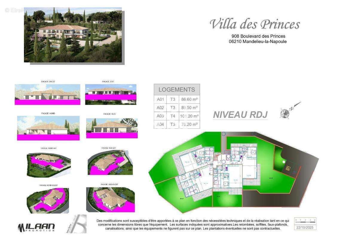 Mandelieu la napoule t3 en vefa - photo 5