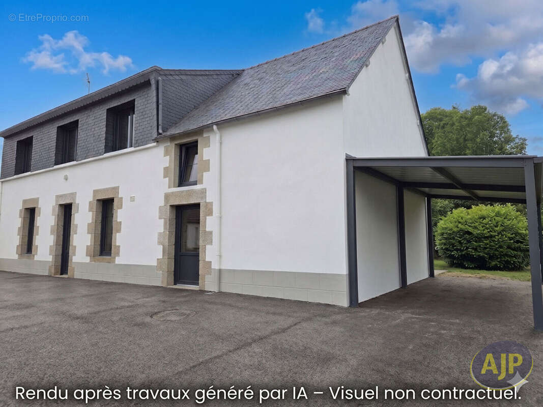 GUEGON Bourg : Maison entièrement rénovée - photo 2
