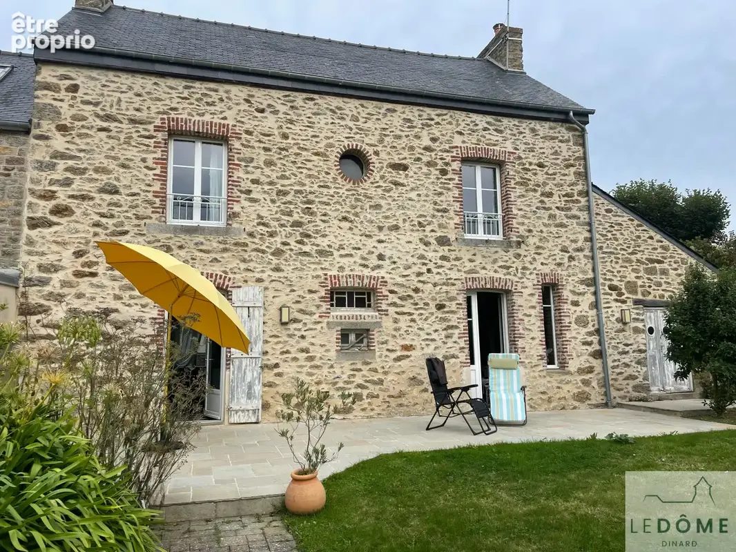 Dinard villa balnéaire en pierres 4 chambres 103m2  proche plage avec jardin arboré - photo 2