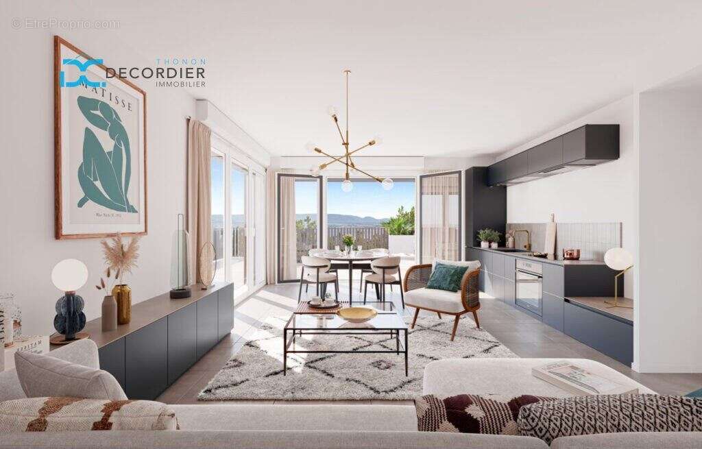 T4 en attique à vendre - thonon-les-bains - photo 8