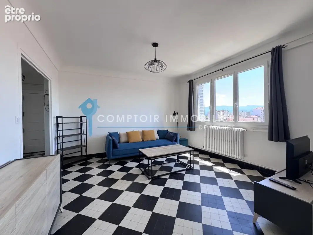 Appartement T3 avec balcon vue Vercors - photo 4