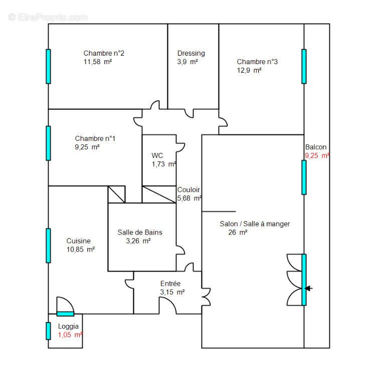 EXCLUSIVITE 154 : MENDE, Appartement T4 lumineux avec garage, balcon et cave. - photo 26