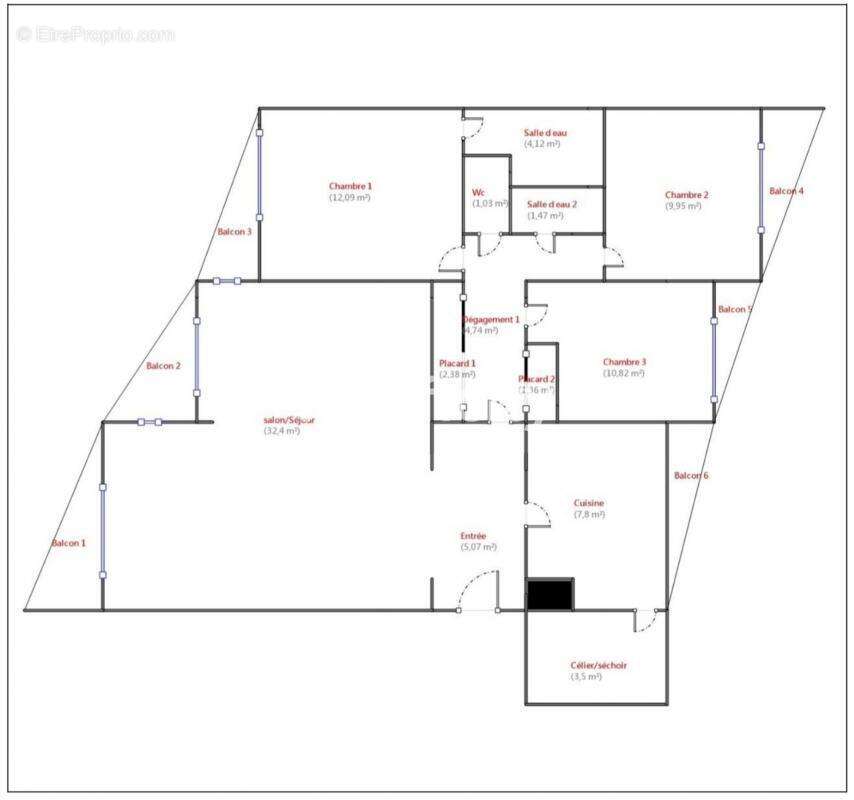 Appartement à MARSEILLE-9E