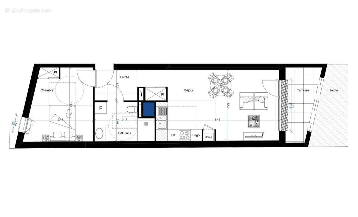 Appartement 47 m² à Rennes  - photo 5